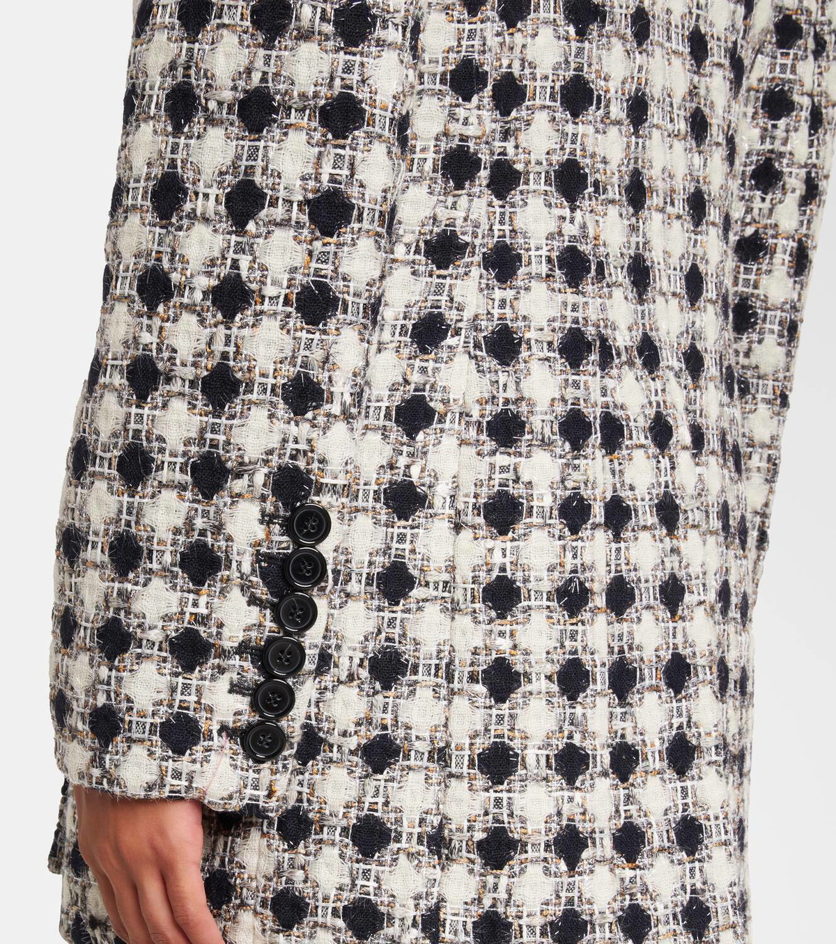 Nina Ricci Double-breasted tweed blazer