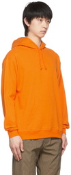 BEAMS PLUS Orange Cotton Hoodie
