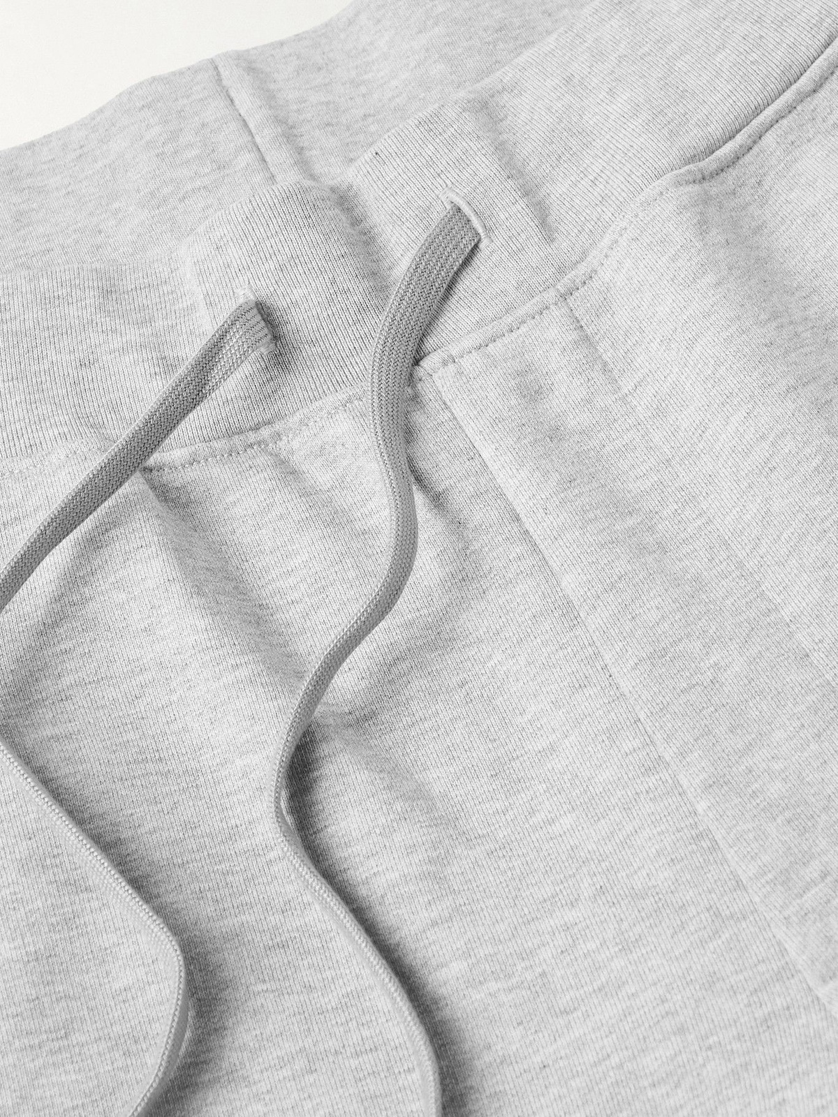 Handvaerk - Tapered Pima Cotton-Jersey Sweatpants - Gray