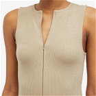 Joah Brown Women's Invisible Zip Tank Top in Taupe