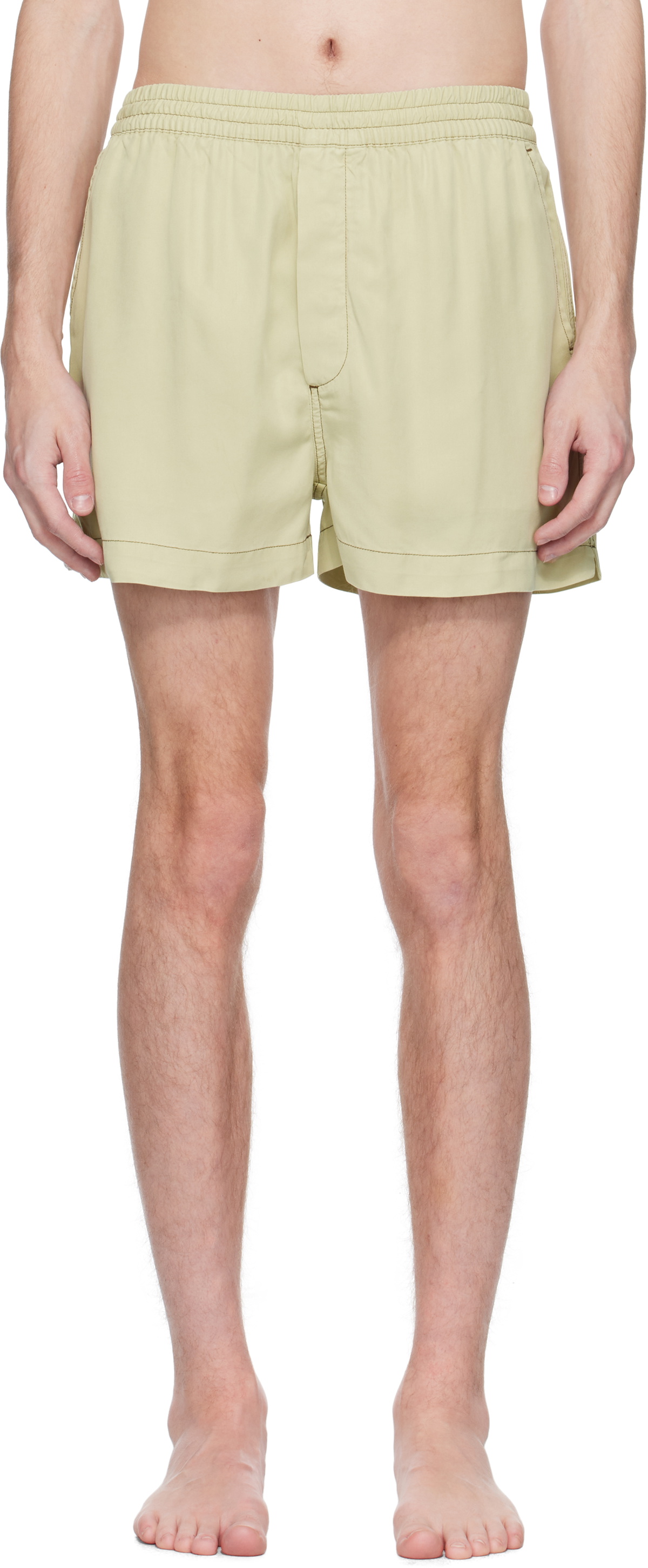 CDLP Beige Pool Swim Shorts