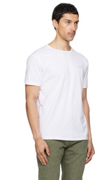 Paul Smith Five-Pack White Organic Cotton Logo Lounge T-shirts