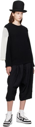 Comme des Garçons Homme Plus Black Layered Sweater