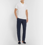 Orlebar Brown - Campbell Slim-Fit Tapered Stretch-Cotton Poplin Trousers - Men - Navy