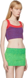 AGR SSENSE Exclusive Pink Brushed Knit Tank Top