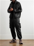 Nike - Tech Straight-Leg Logo-Embroidered Belted Micro-Ripstop Cargo Trousers - Black