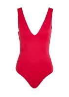Good American Scuba Stretch-jersey Bodysuit Red