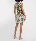 Oscar de la Renta Printed minidress