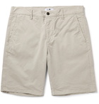 NN07 - Crown Slim-Fit Stretch-Cotton Twill Shorts - Gray