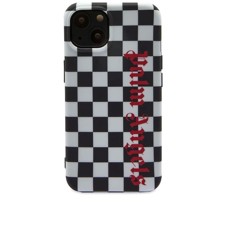 Photo: Palm Angels Checked Logo iPhone 13 Case