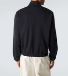 Moncler Cotton-blend zip-up sweater