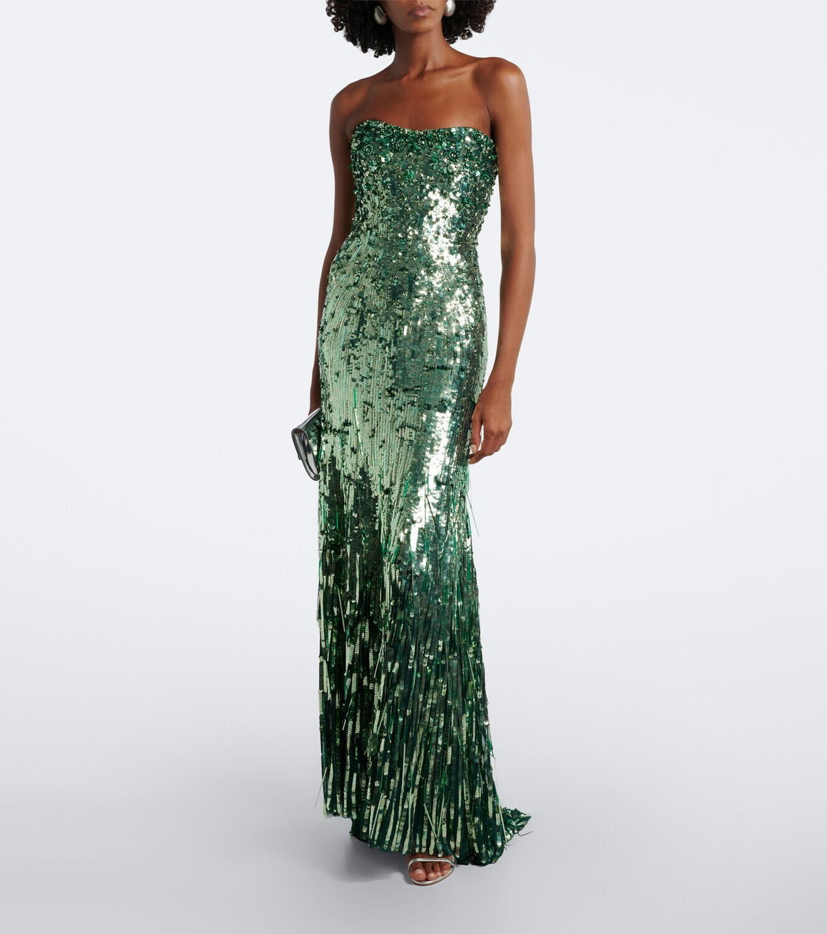 Jenny Packham Kimi sequined strapless gown