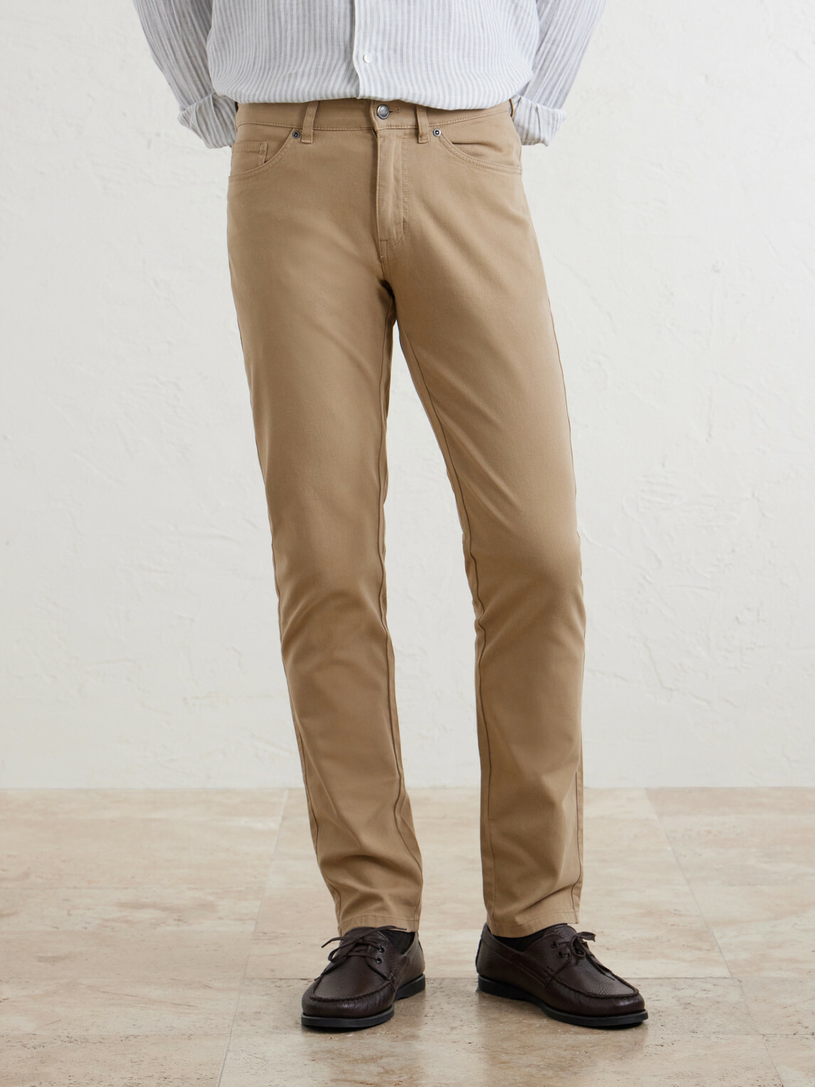 Peter Millar - Straight-Leg Stretch Cotton and Lyocell-Blend Trousers - Neutrals