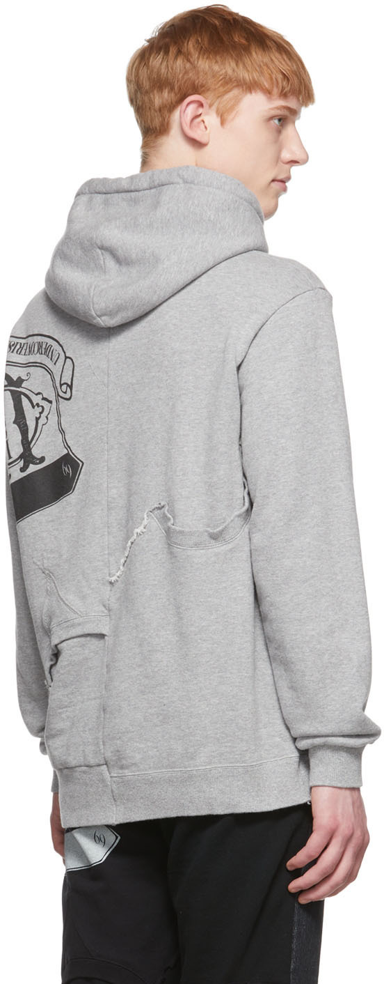 Undercoverism Grey Cotton Hoodie