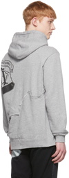 Undercoverism Grey Cotton Hoodie