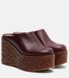 Chloé Maxime leather wedges