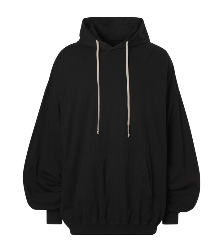 Photo: Rick Owens DRKSHDW Hun cotton jersey hoodie