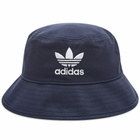 Adidas Trefoil Bucket Hat in Night Indigo