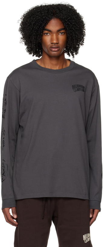 Photo: Billionaire Boys Club Gray Repeat Astro Long Sleeve T-Shirt