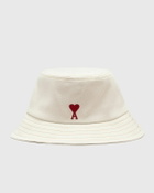 AMI Paris RED ADC BUCKET HAT White Men
