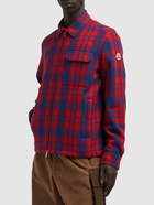 MONCLER - Check Wool Shirt