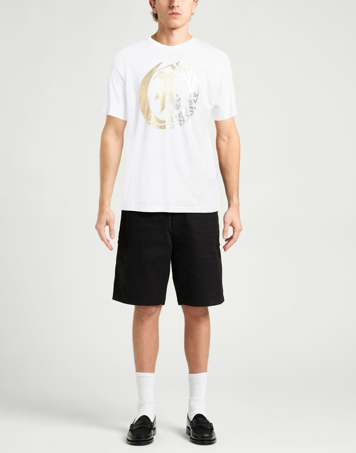 Just Cavalli Mens T-shirt in White