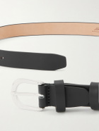 Mr P. - 2.5cm Leather Belt - Blue