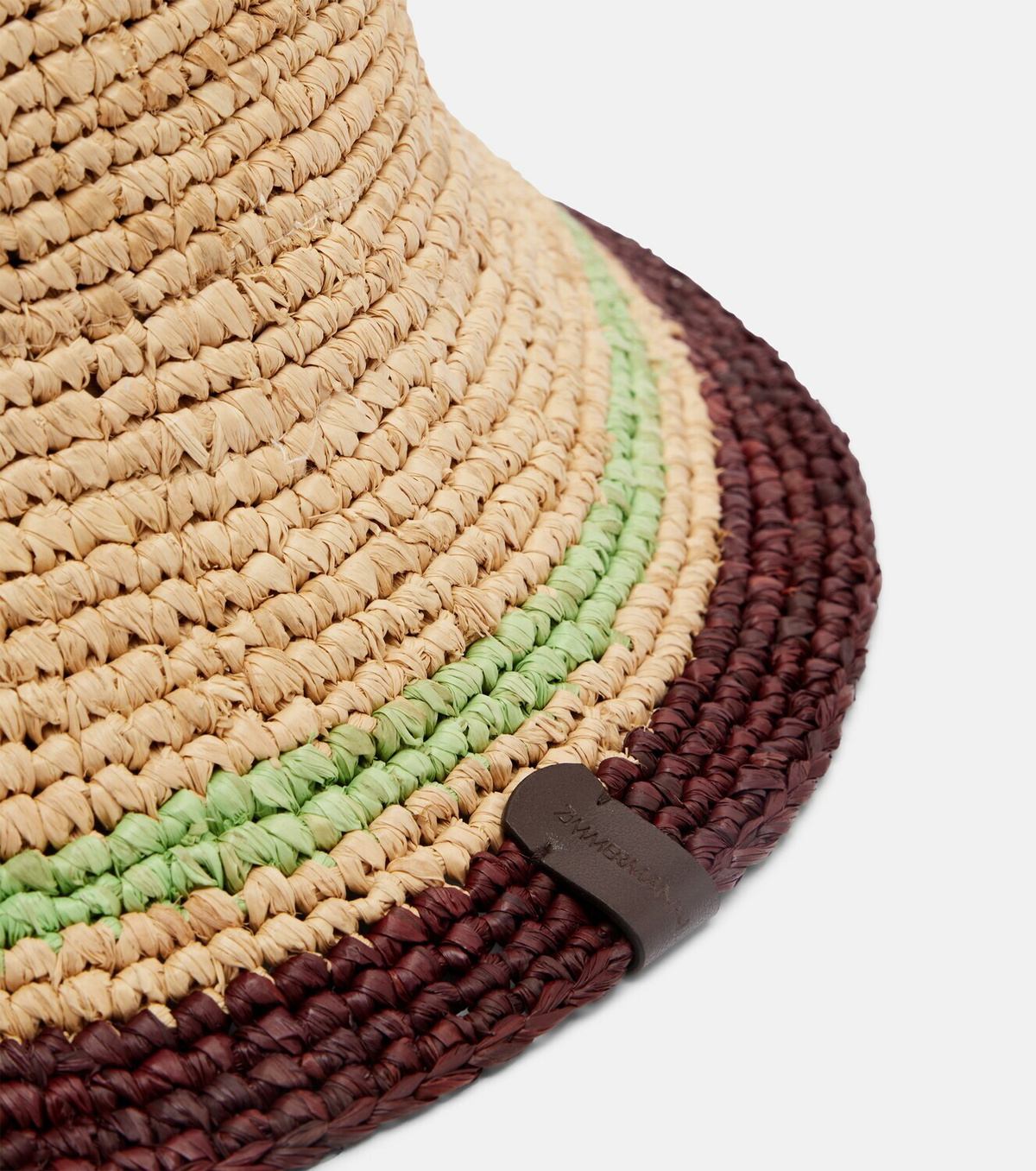 Zimmermann Raffia cloche hat