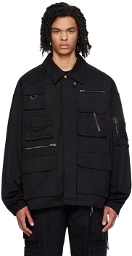 MASTERMIND WORLD Black Zip Jacket