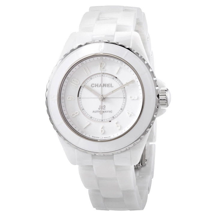 Photo: Chanel J12 Automatic White Dial Ladies Watch H6186