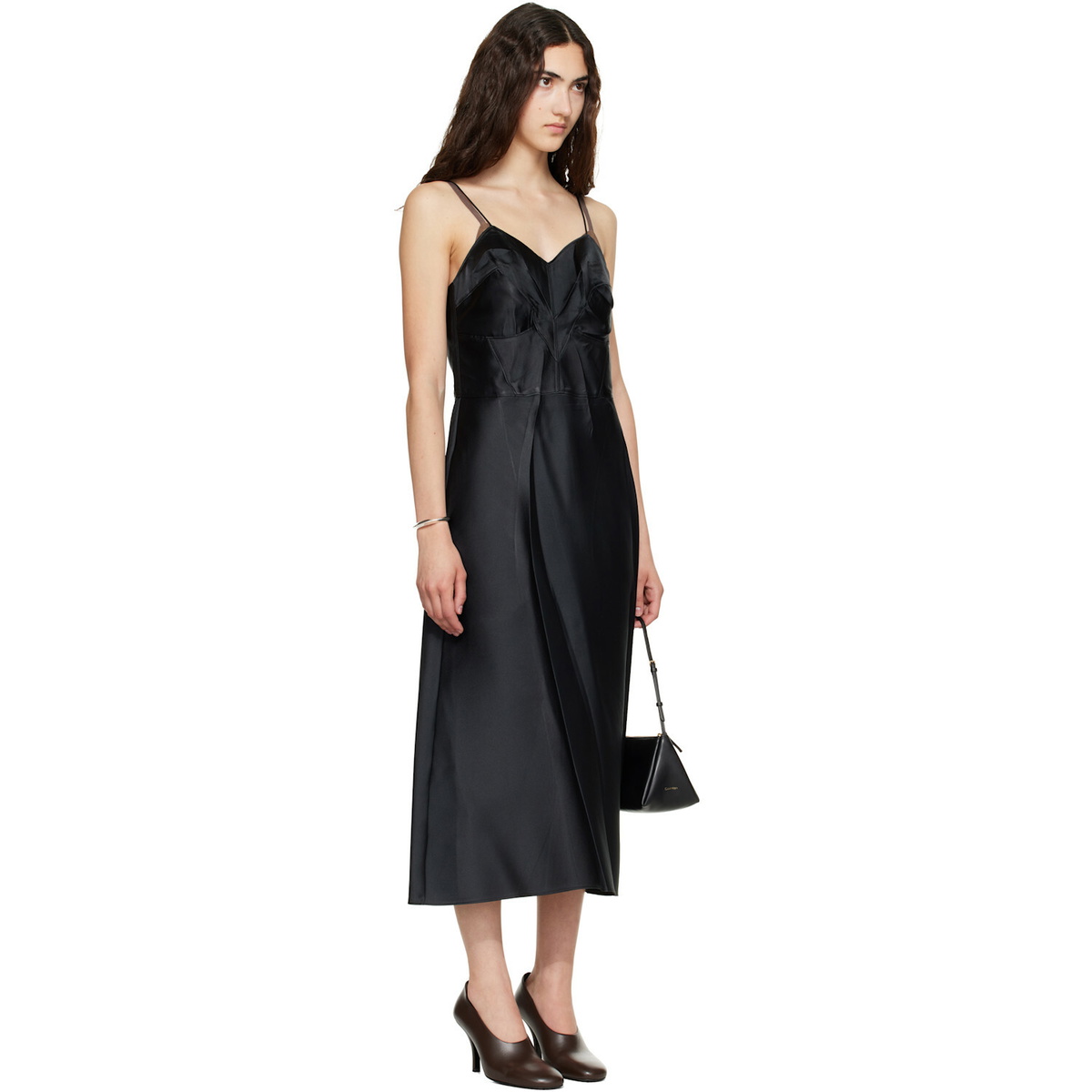 Calvin Klein Collection Black Fia Midi Dress