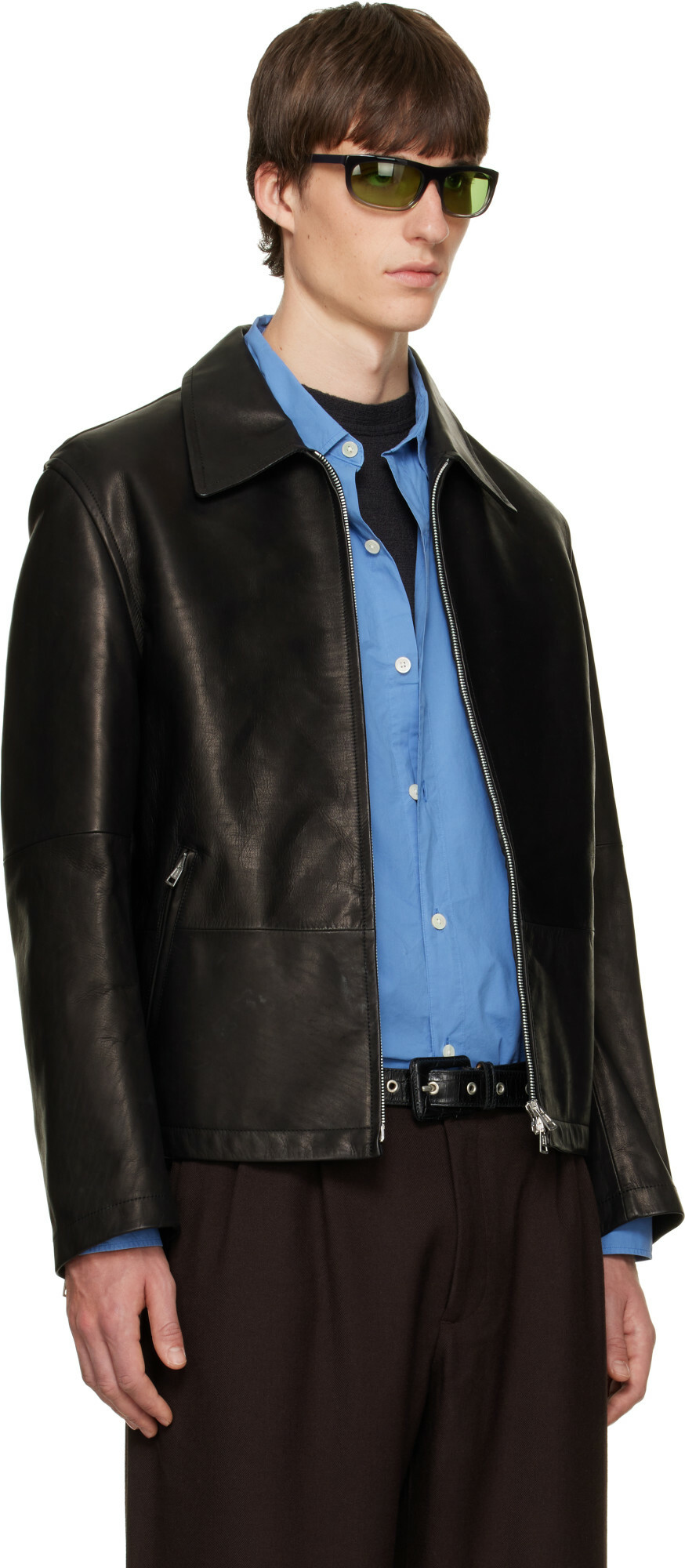 OUR LEGACY Black Rework Leather Jacket