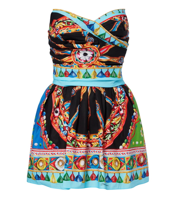 Photo: Dolce&Gabbana Caretto cotton minidress
