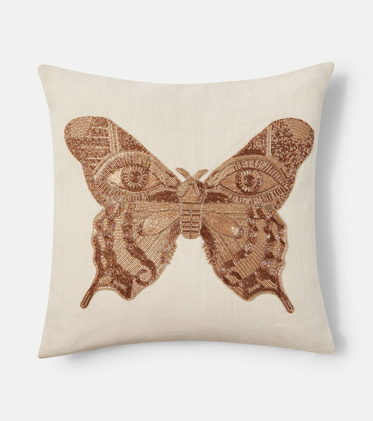 Jonathan Adler Muse beaded linen cushion