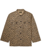 Wacko Maria - Leopard-Print Cotton-Ripstop Overshirt - Neutrals