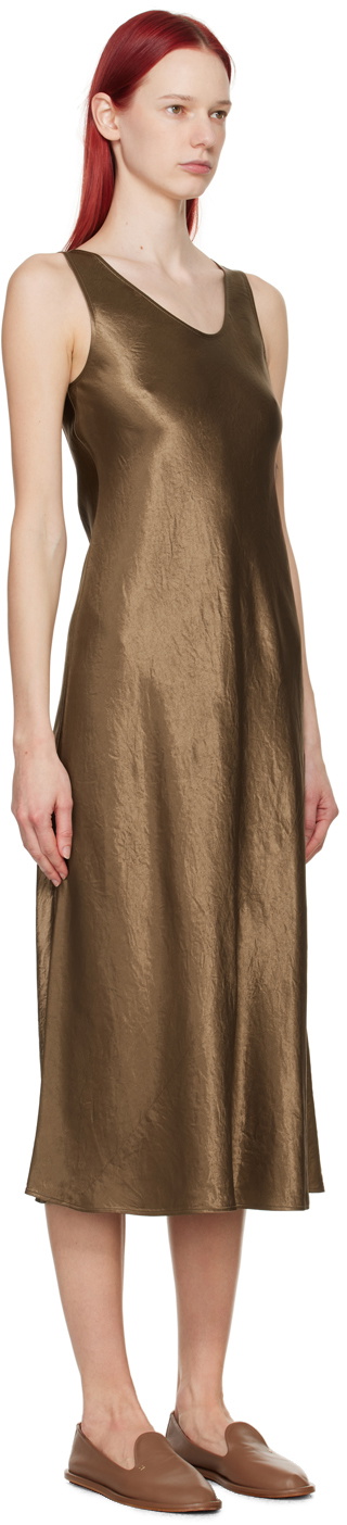 Max Mara Leisure Brown Talete Midi Dress