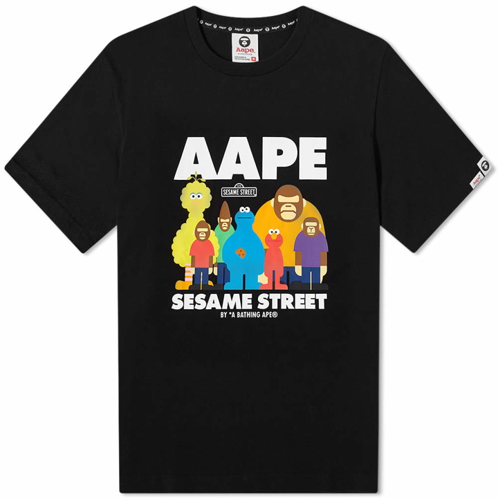 Photo: AAPE x Sesame Street AAPE Box Camo Elmo Tee