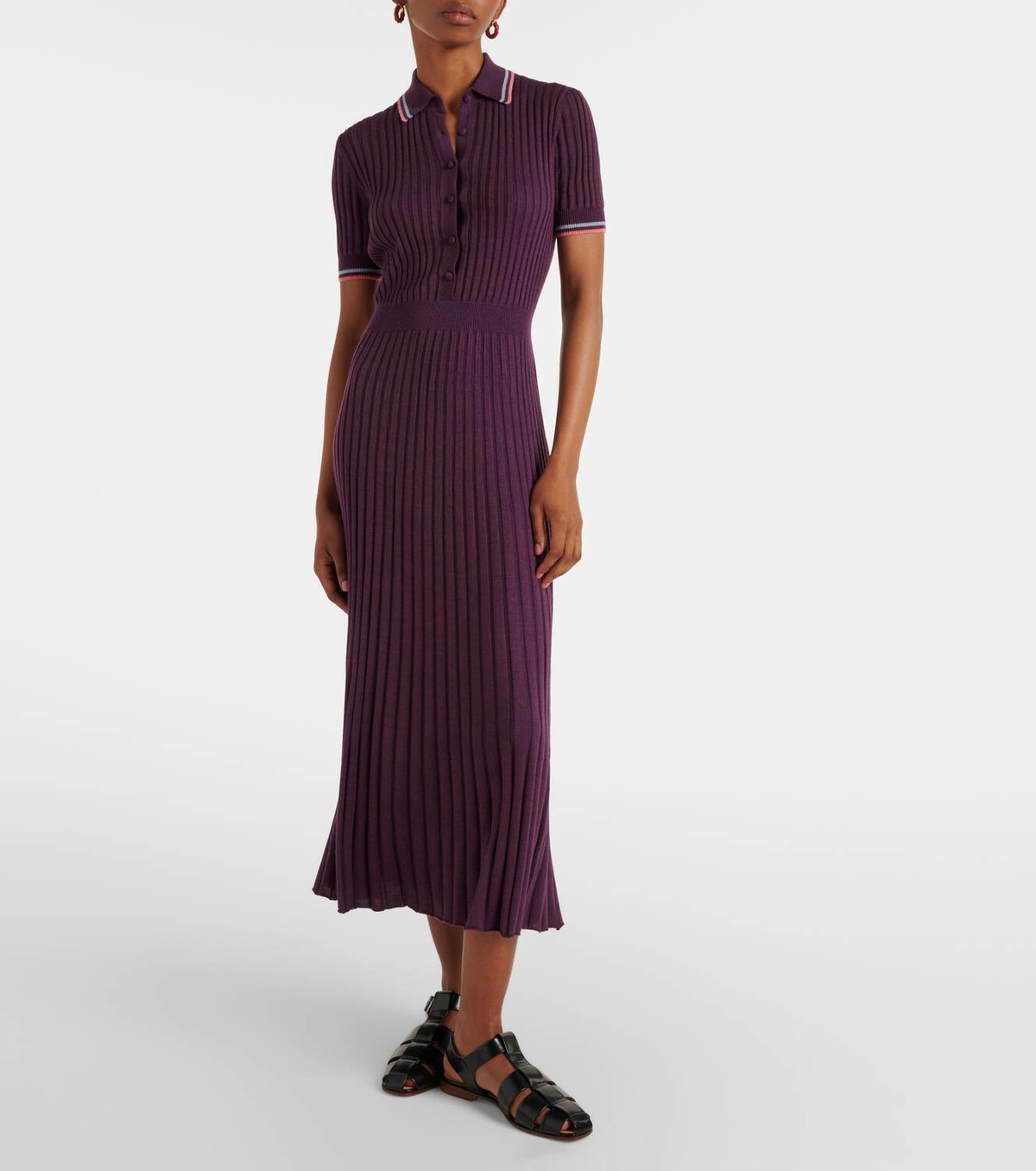 Gabriela Hearst Eyot silk and cashmere midi dress Gabriela Hearst