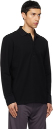 Courrèges Black Oversized Polo