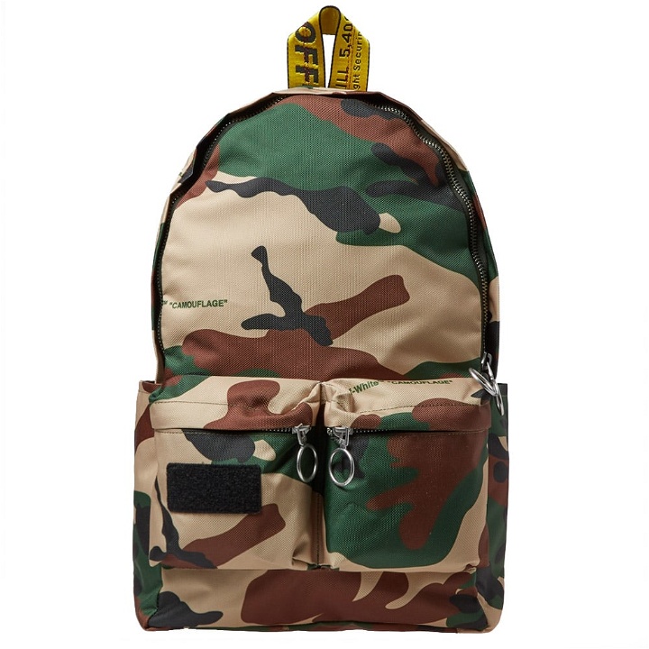 Photo: Off-White Camo Backpack