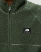 New Balance Athletics Polar Fleece Full Zip Green - Mens - Fleece Jackets/Half Zips