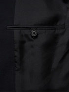 The Row - Donnes Double-Breasted Grain de Poudre Virgin Wool Suit Jacket - Blue