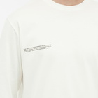 Pangaia Long Sleeve Organic Cotton C-Fibre T-Shirt in Off White