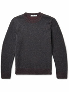 Inis Meáin - Donegal Merino Wool and Cashmere-Blend Sweater - Blue