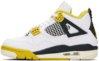 Nike Jordan White Air Jordan 4 Retro Sneakers