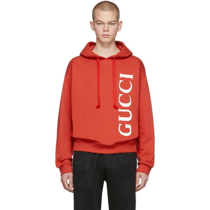 Photo: Gucci Red Logo Hoodie