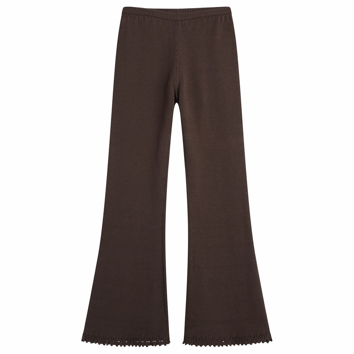 My Mum Made It Women's Lace Knit Pants in Earth