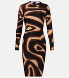 Pucci Labirinto jersey minidress