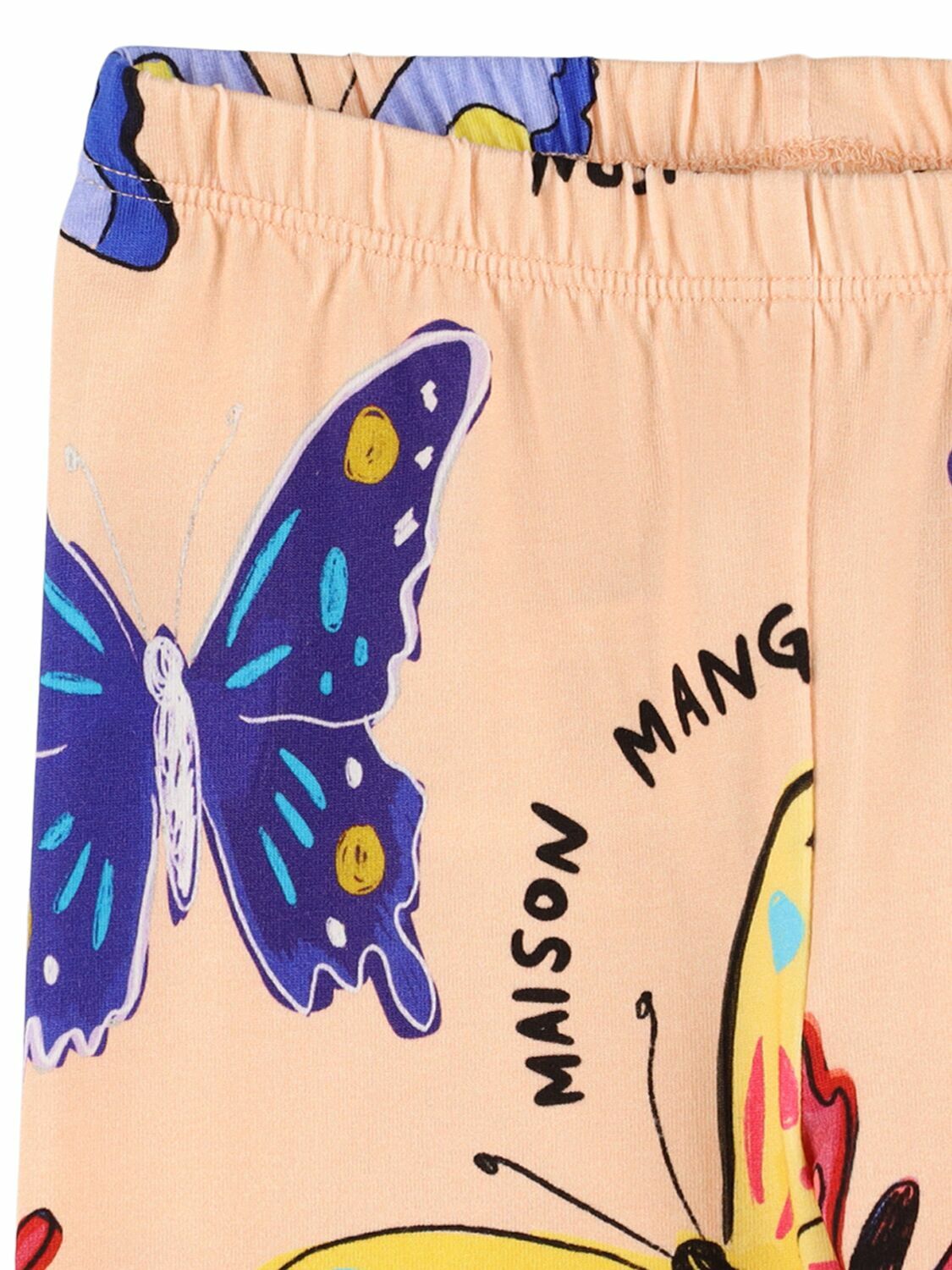 MAISON MANGOSTAN Butterflies Print Cotton Leggings