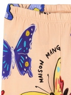 MAISON MANGOSTAN Butterflies Print Cotton Leggings